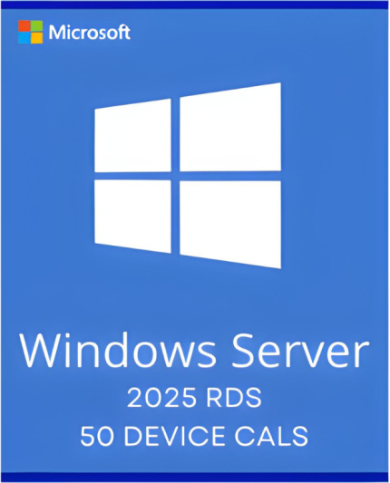 Windows Server 2025 RDS CALs 50 Users License