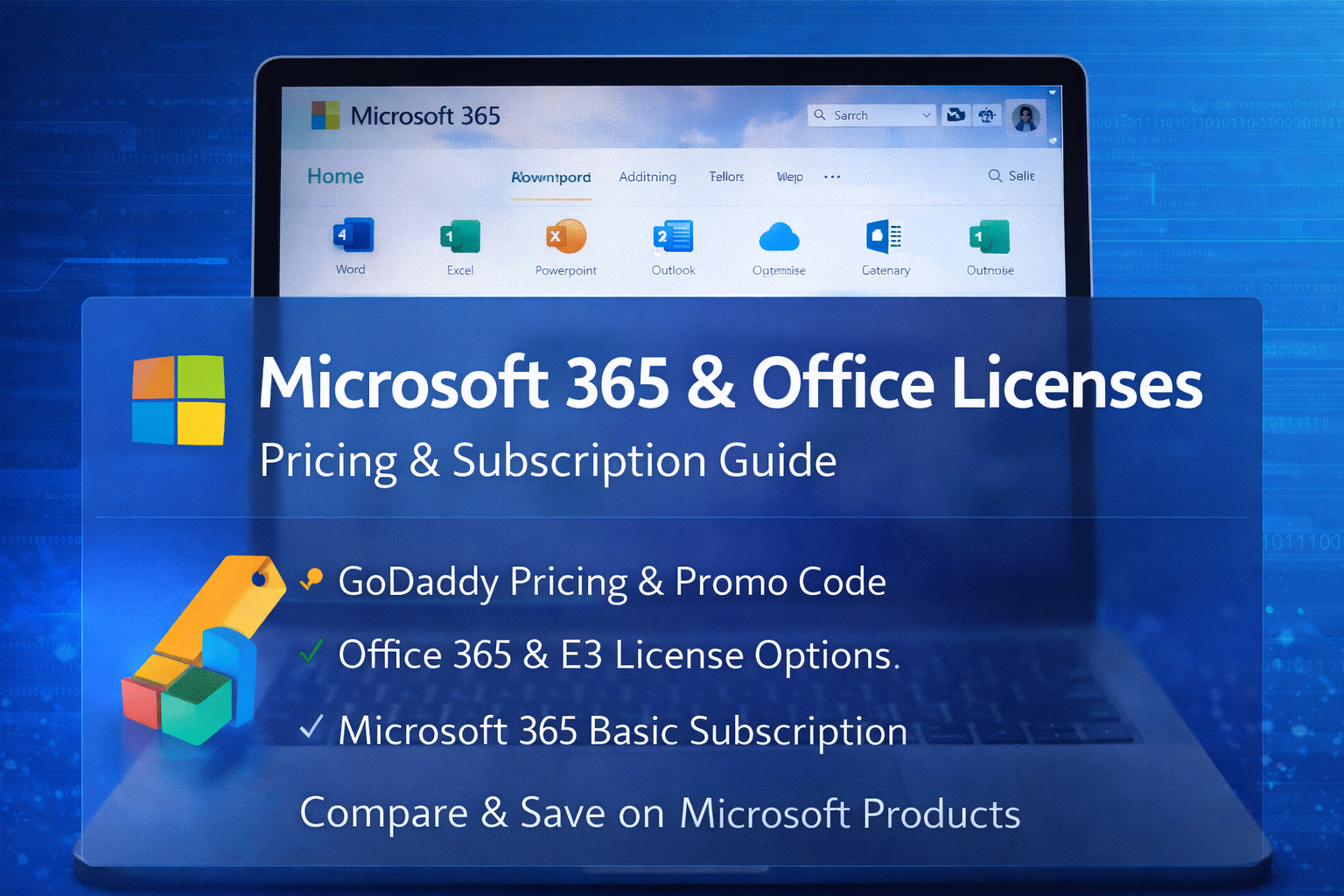 godaddy microsoft 365 pricing comparison with office 365 license and e3 subscription plans