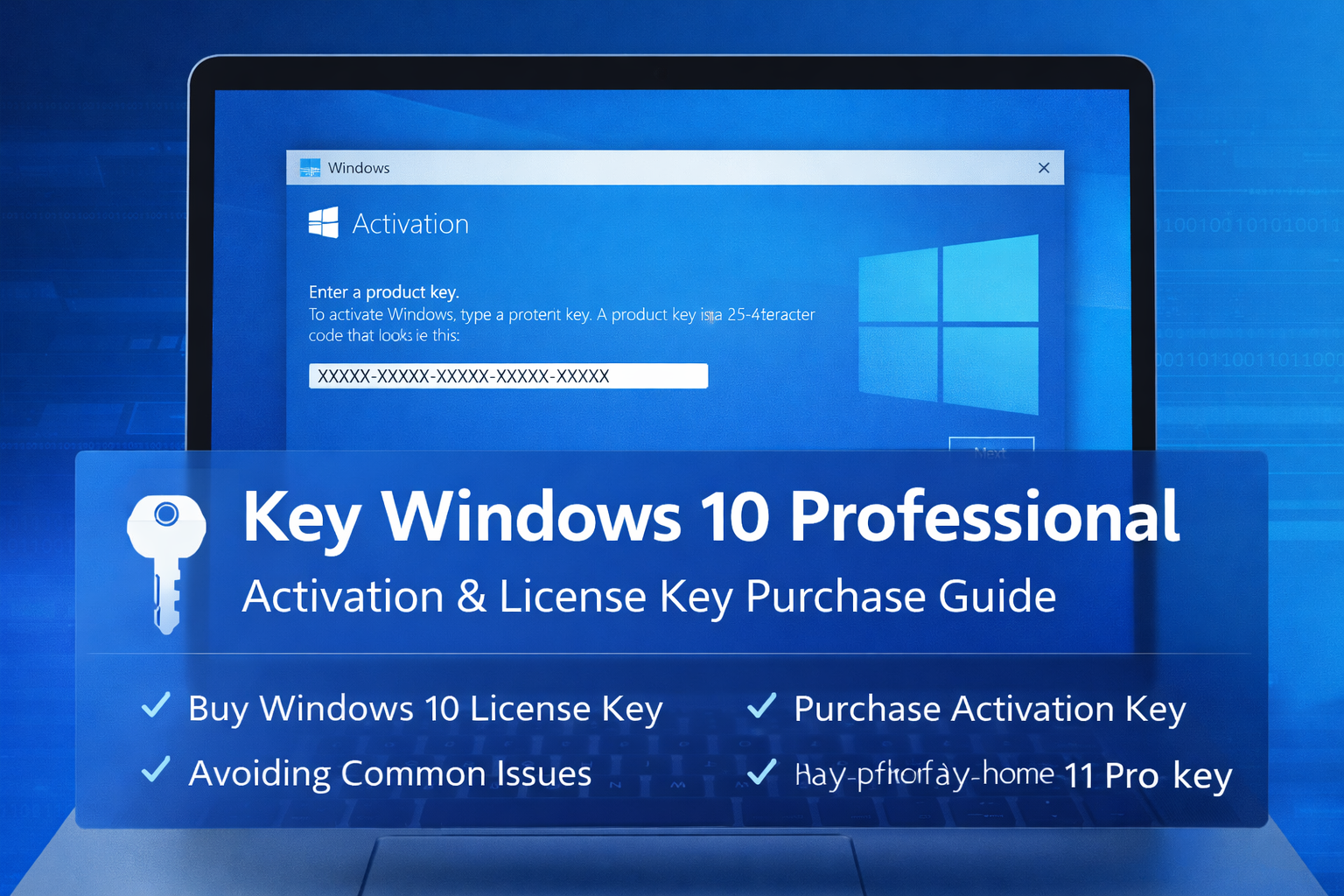 key windows 10 professional activation and license key purchase guide