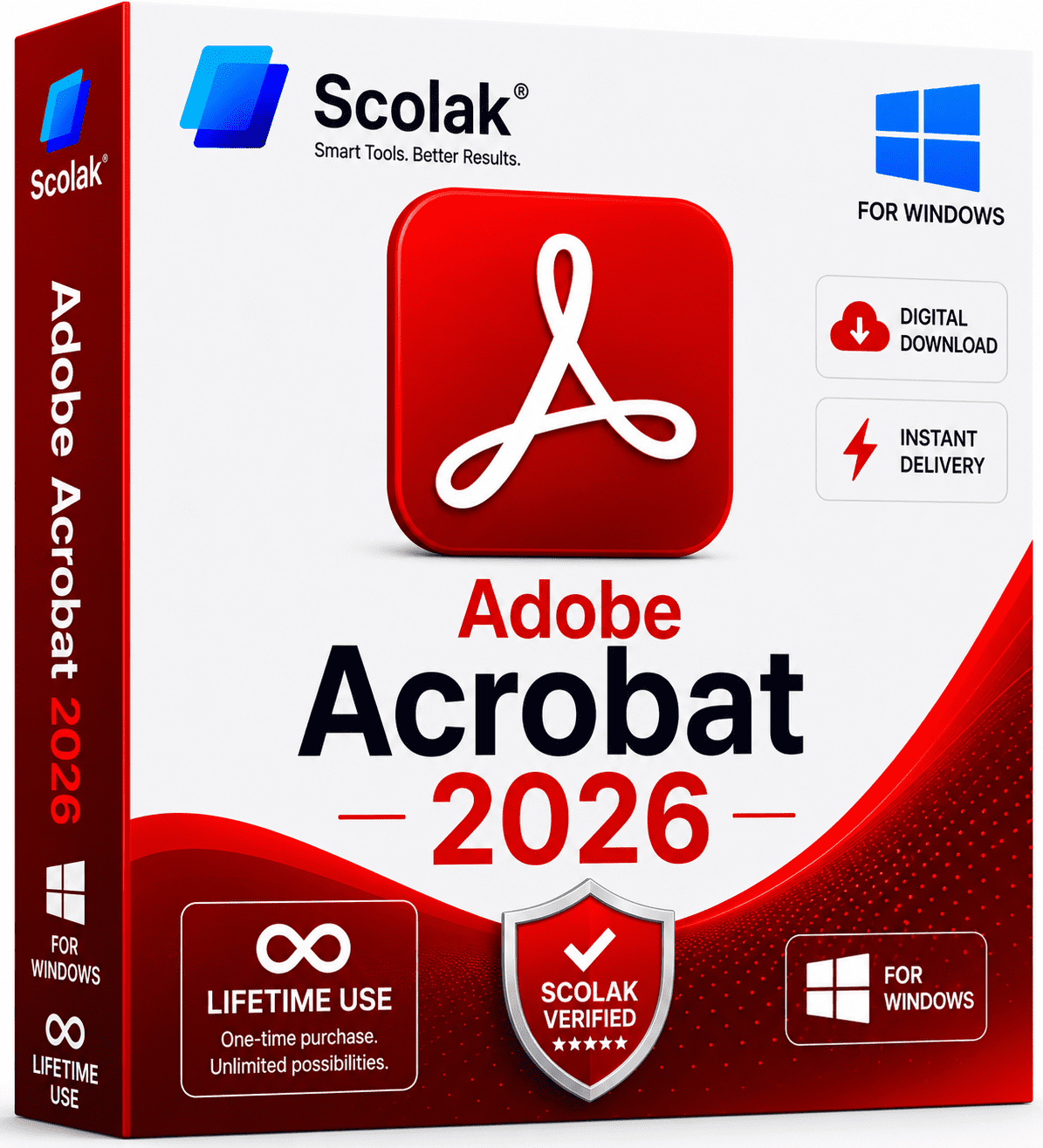 Adobe Acrobat Pro 2026 Lifetime License for Windows