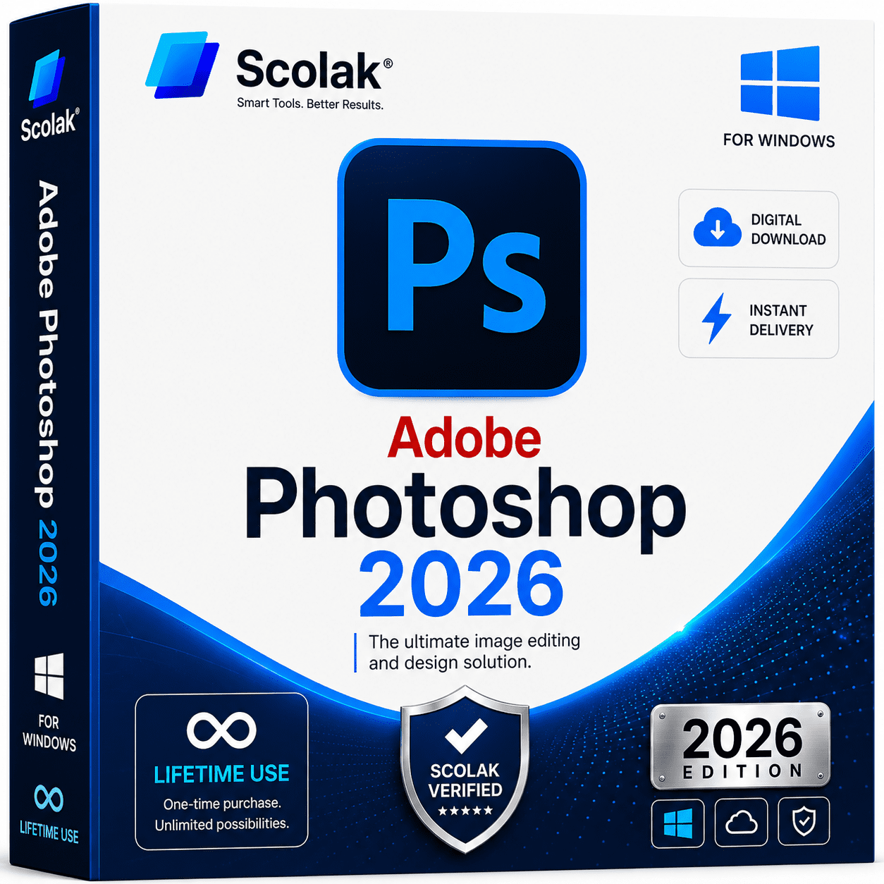 Adobe Photoshop 2026 Lifetime License for Windows