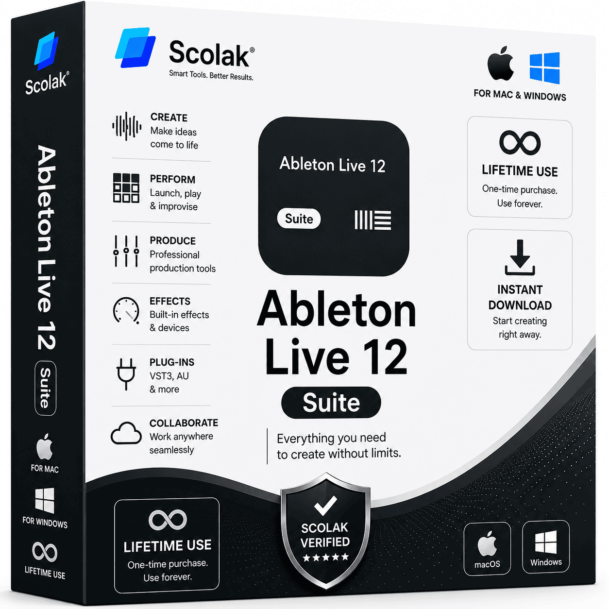 Ableton Live 12 Suite Lifetime License for Windows and Mac