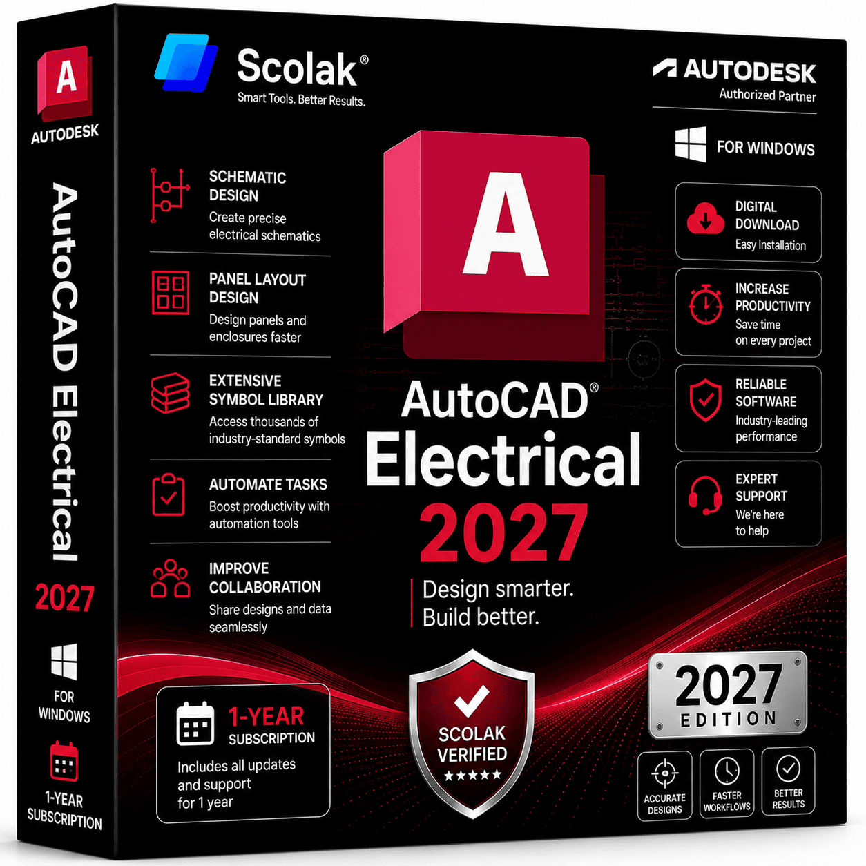 AutoCAD Electrical 2027 1-Year Subscription for Windows