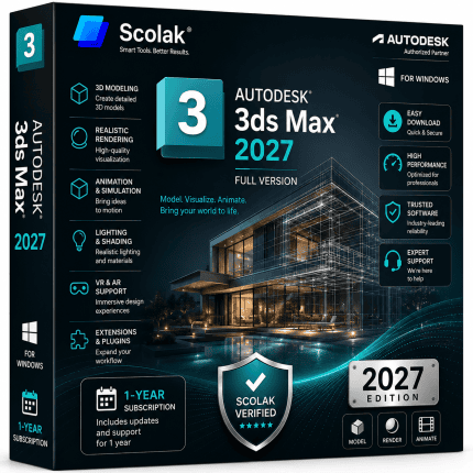 Autodesk 3ds Max 2027 Full Version 1-Year Subscription