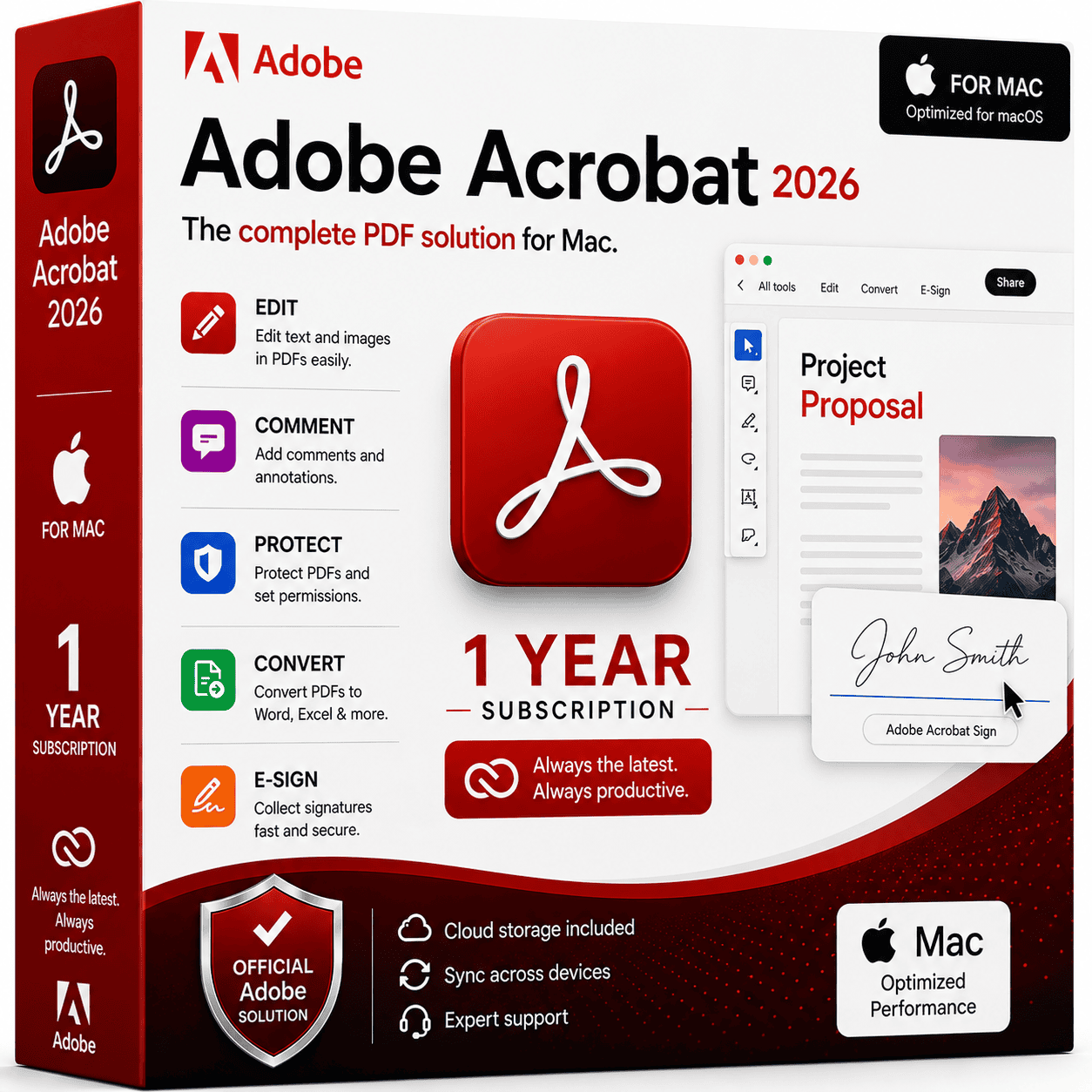 Adobe Photoshop 2026 for Mac 1 Year Subscription