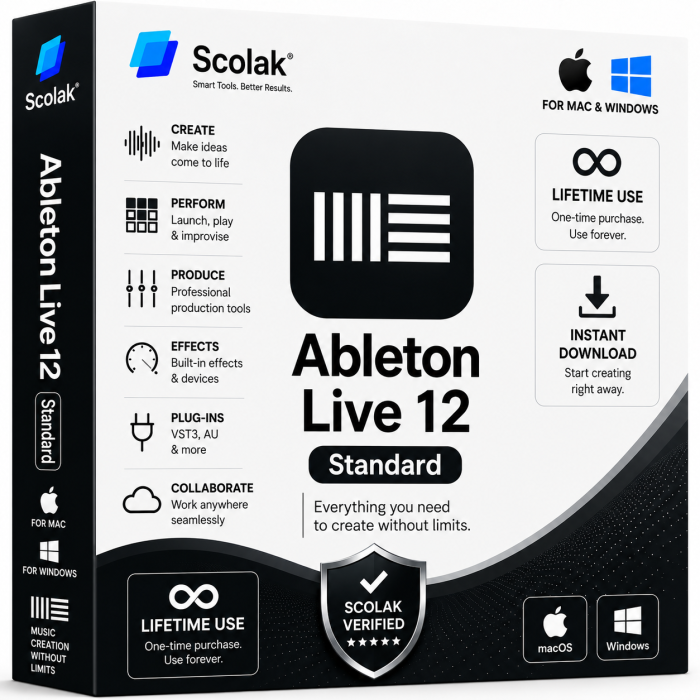 ableton-live-12-standard-lifetime-license bleton Live 12 Standard Lifetime License for Windows and Mac